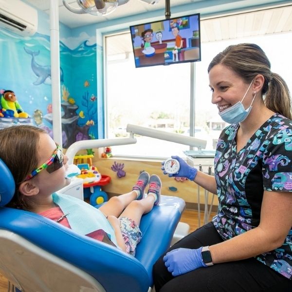 Fluoride treatment application