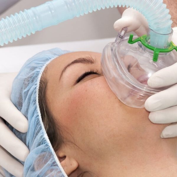 General anesthesia suite with hospital-grade monitoring equipment at Dental Sedation Ottawa