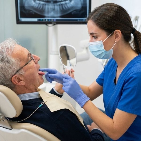 Oral cancer screening examination